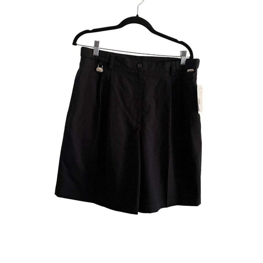 Liz Golf By Liz Claiborne Womn 14 Black Replenishment Ball Marker Golf Short NWT